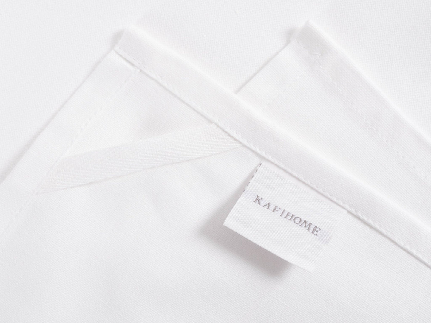 KAF Home Plain Weave White Kitchen Towels - Set of 10 - themonogram manor 