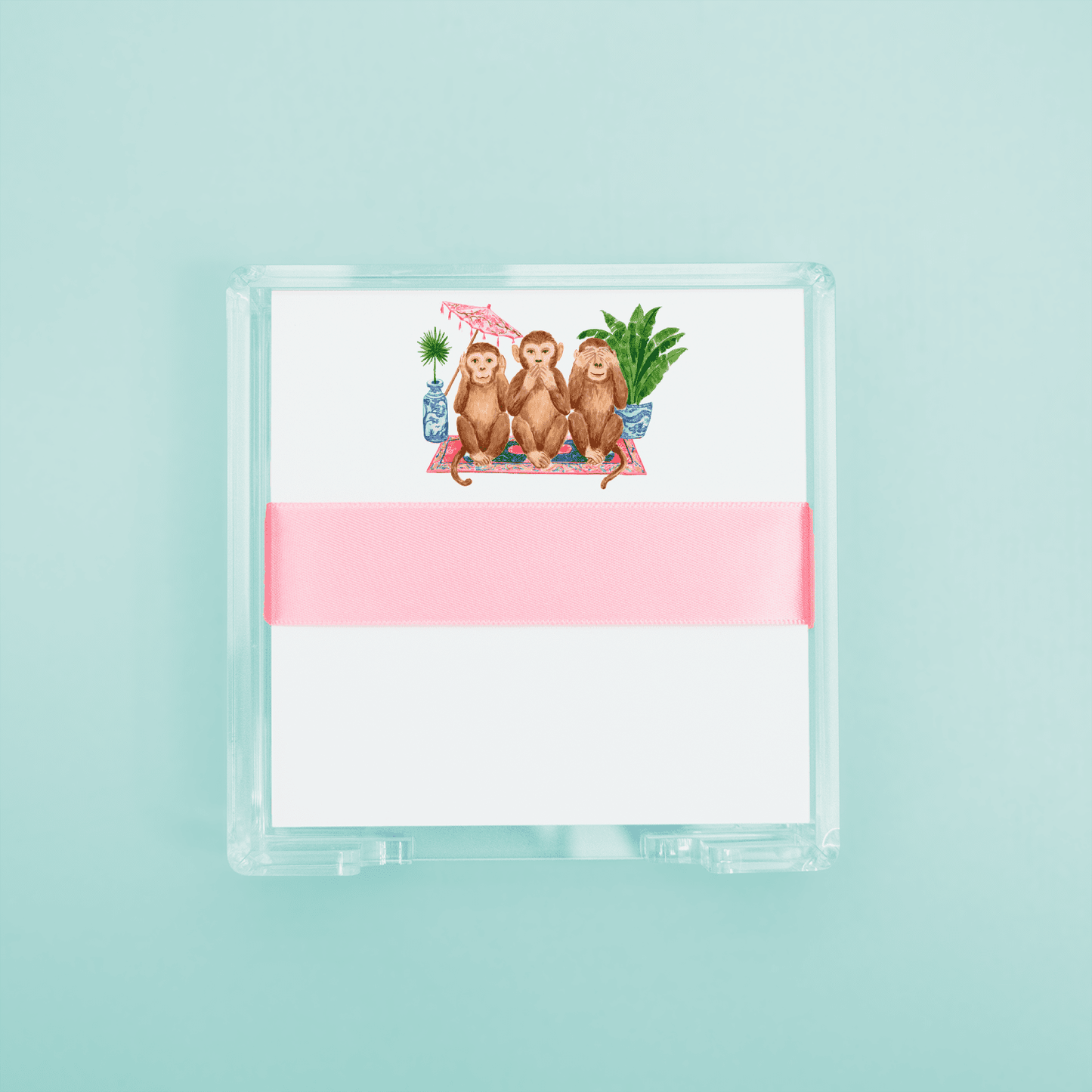 3 Wise Monkeys Desk Set - themonogram manor 