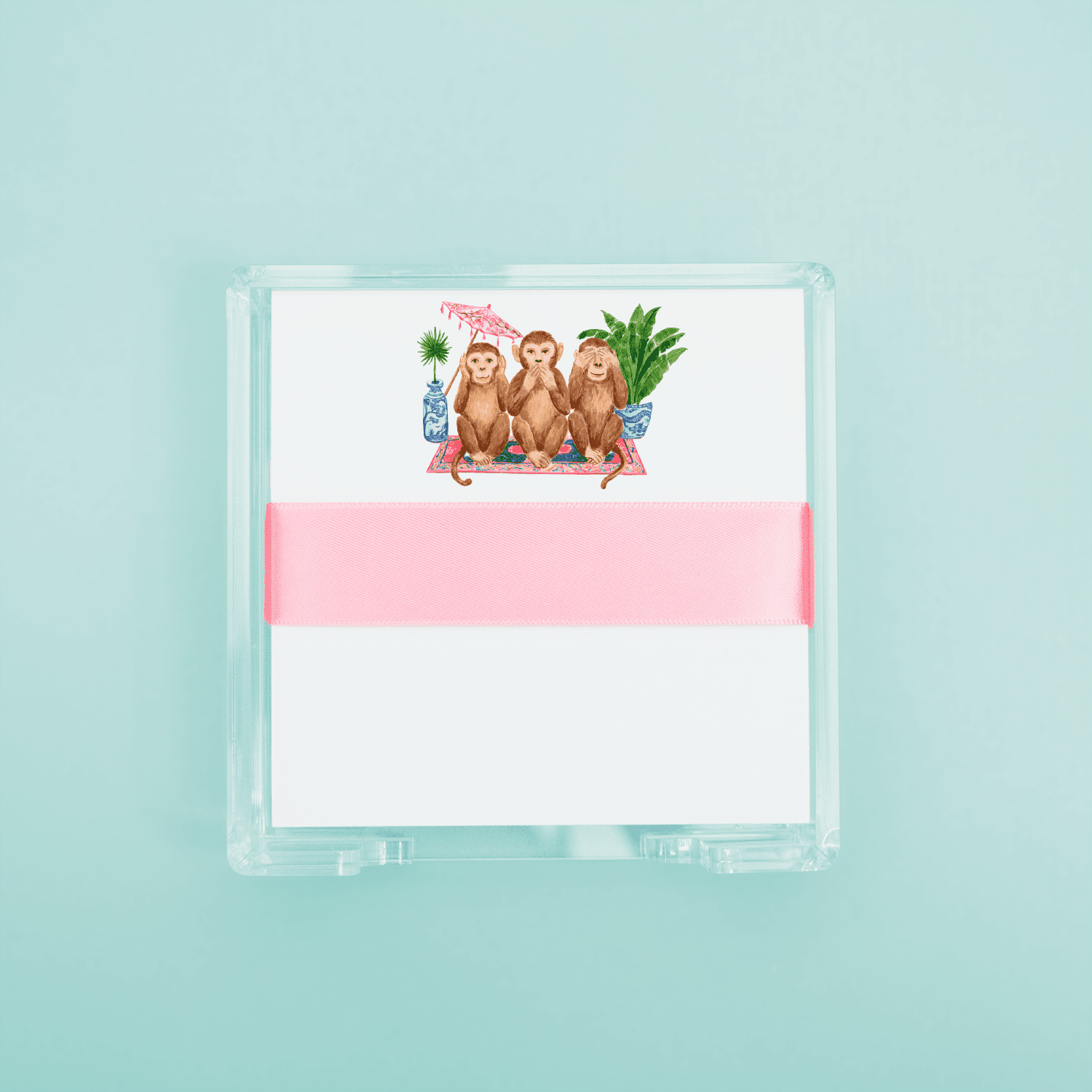 3 Wise Monkeys Desk Set - themonogram manor 