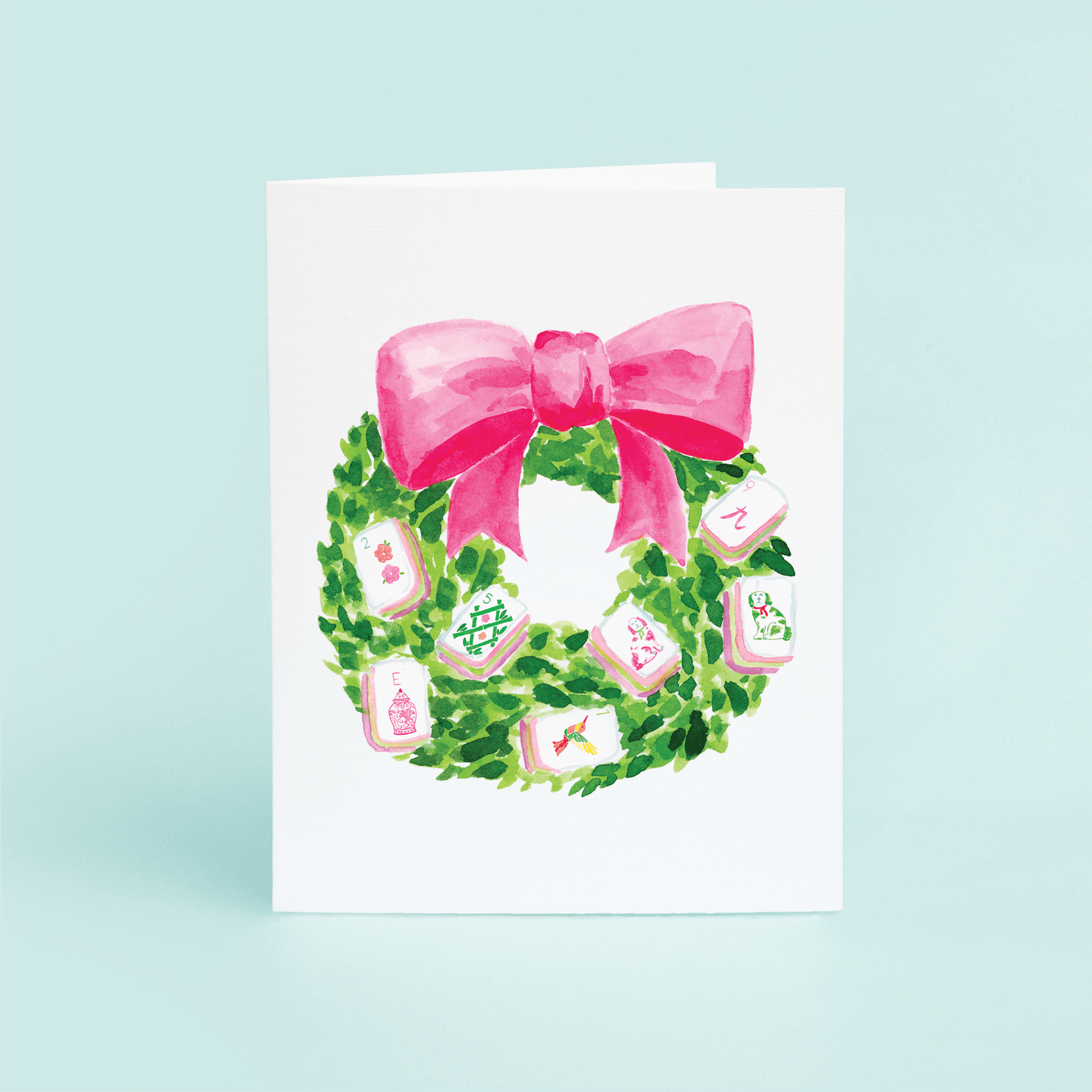 Mahjong Wreath - themonogram manor 