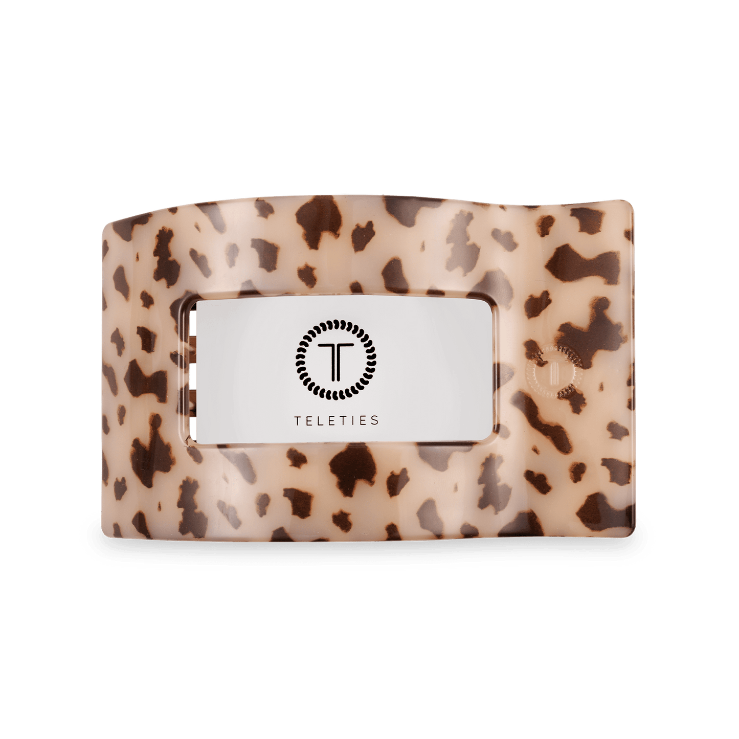 Blonde Tortoise Medium Flat Rectangle Hair Clip - themonogram manor 