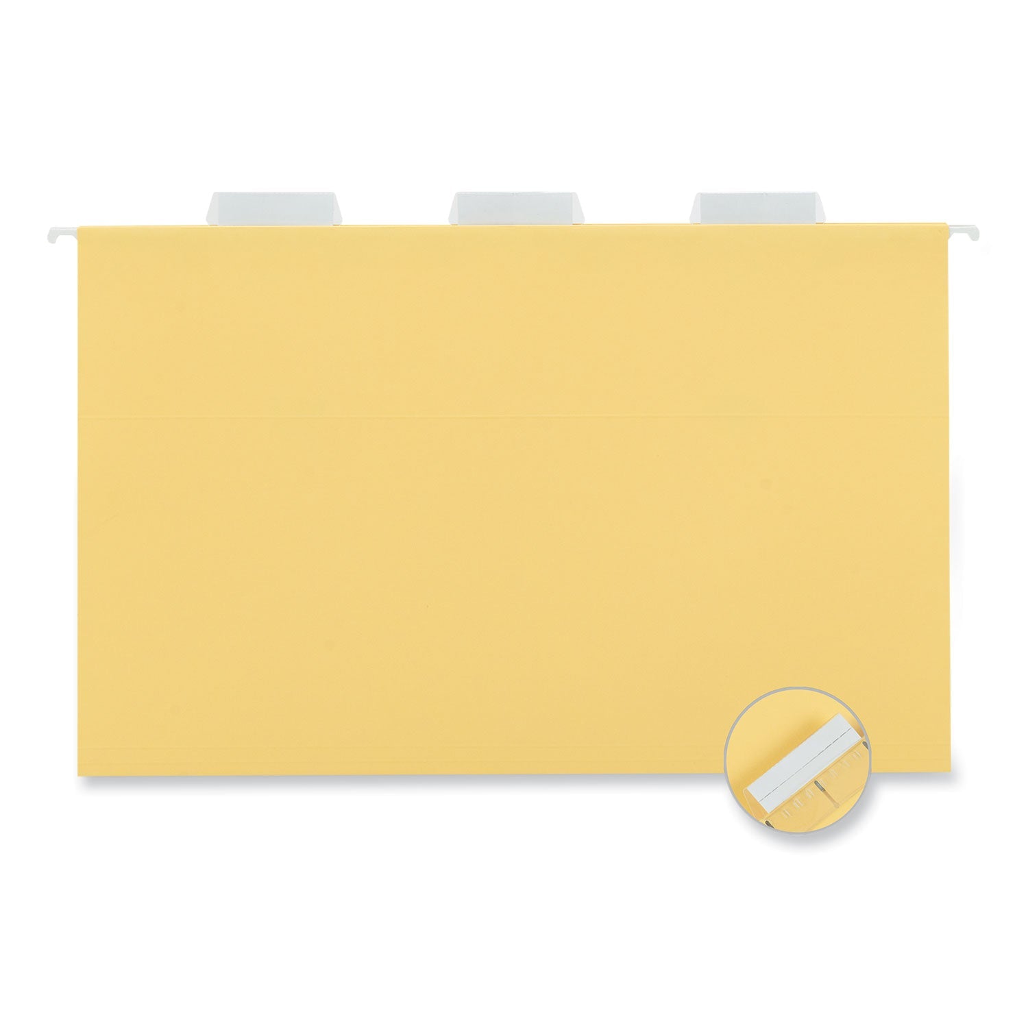 Universal Deluxe Bright Color Hanging File Folders, Legal Size, 1/5 - Cut Tabs, Yellow, 25/Box - themonogram manor 