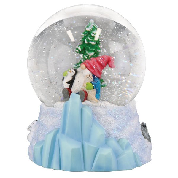 Winter Arctic Gnome Snow Globe - themonogram manor 
