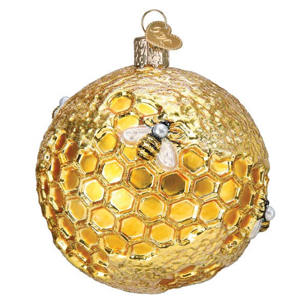 Bee Blessed Round Ornament - #themonogram manor #