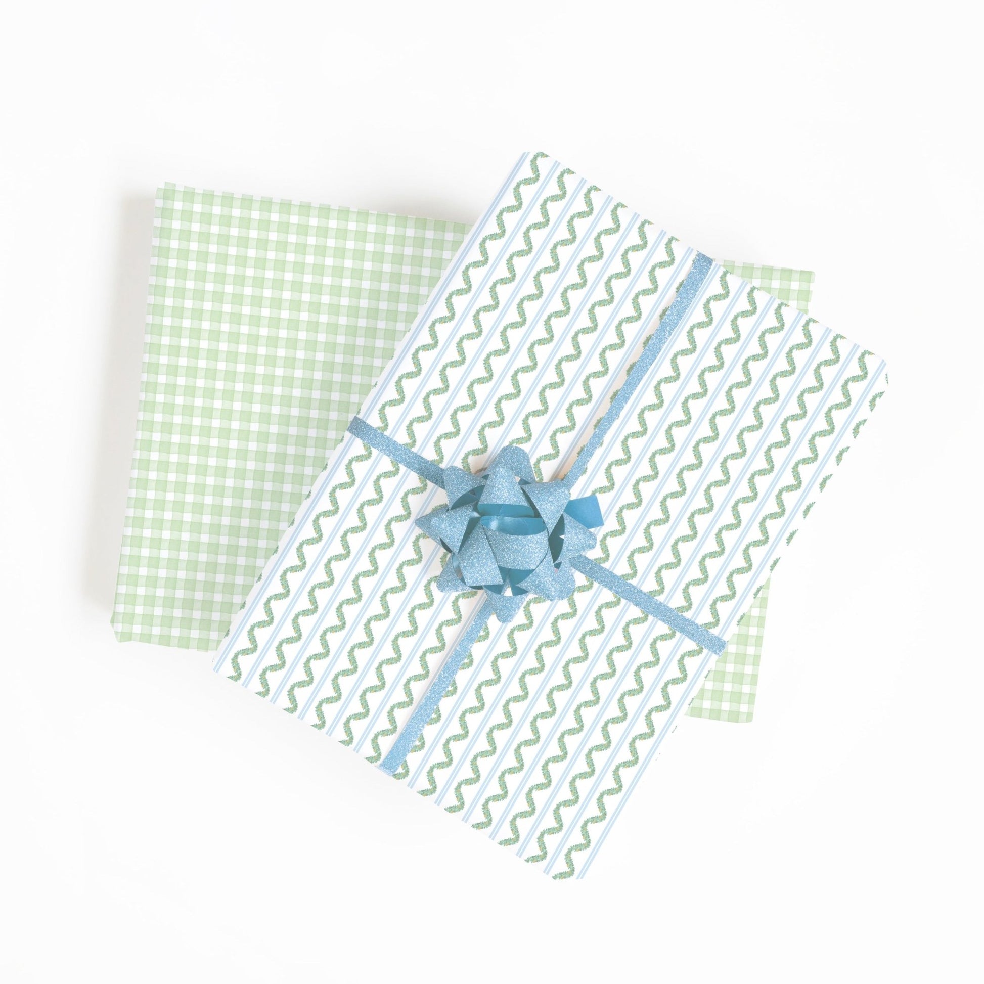 watercolor fruit greenery wrapping paper - themonogram manor 