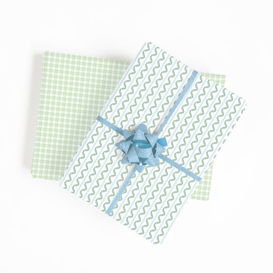 watercolor fruit greenery wrapping paper - themonogram manor 