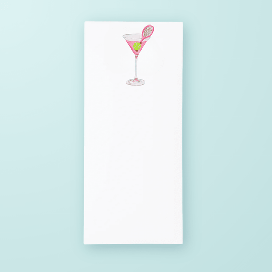 Tennis Martini List Pad - themonogram manor 