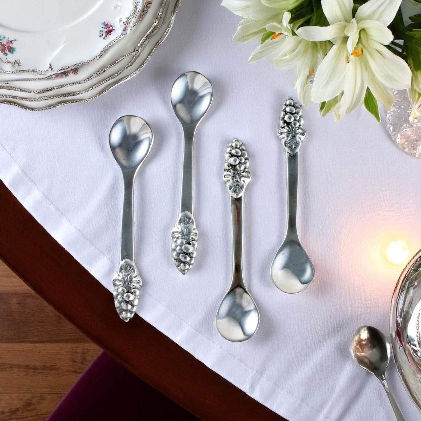 Grape Set/4 Spoons - themonogram manor 