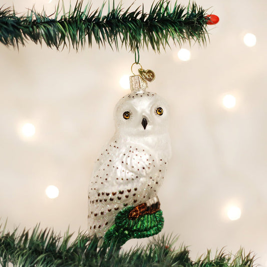 Great White Owl Ornament - themonogram manor 