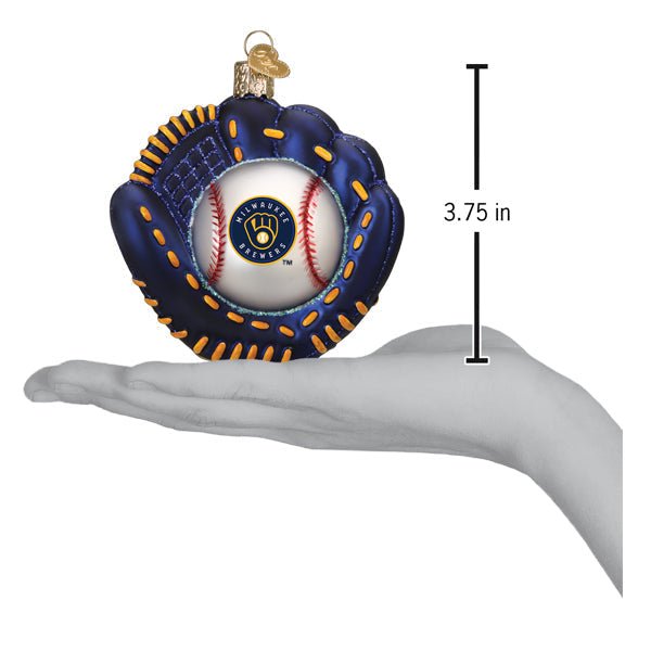 Brewers Baseball Mitt Ornament - themonogram manor 