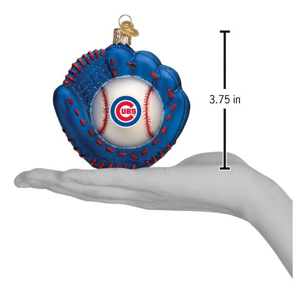 Cubs Baseball Mitt Ornament - themonogram manor 