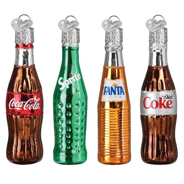 Coca - Cola® Mini Beverage Ornament Set - themonogram manor 