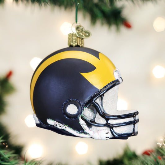 Michigan Helmet Ornament - themonogram manor 