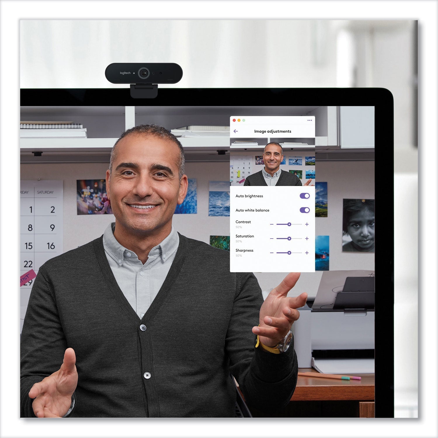 Logitech BRIO Ultra HD Webcam, 1920 pixels x 1080 pixels, Black - themonogram manor 