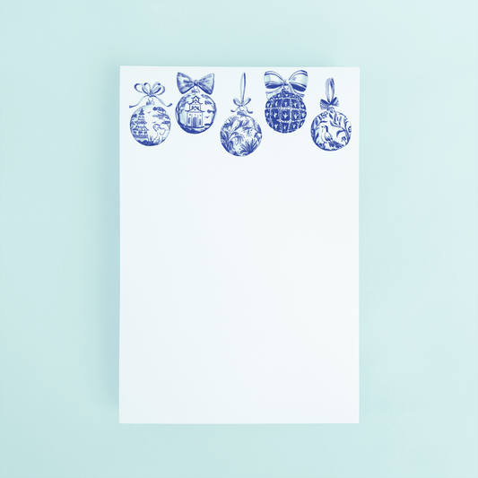 Chinoiserie Ornaments Notepad - themonogram manor 