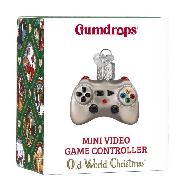 Mini Video Game Controller Ornament - themonogram manor 