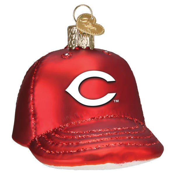 Reds Baseball Cap Ornament - themonogram manor 