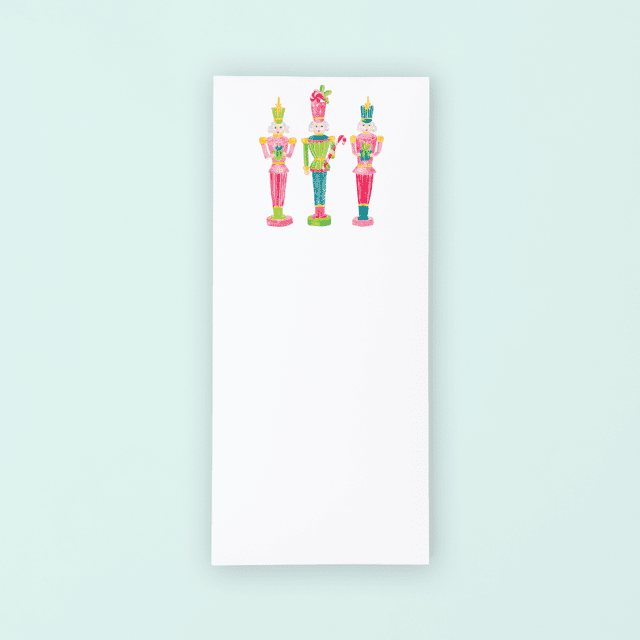 Vintage Nutcrackers List Pad - themonogram manor 