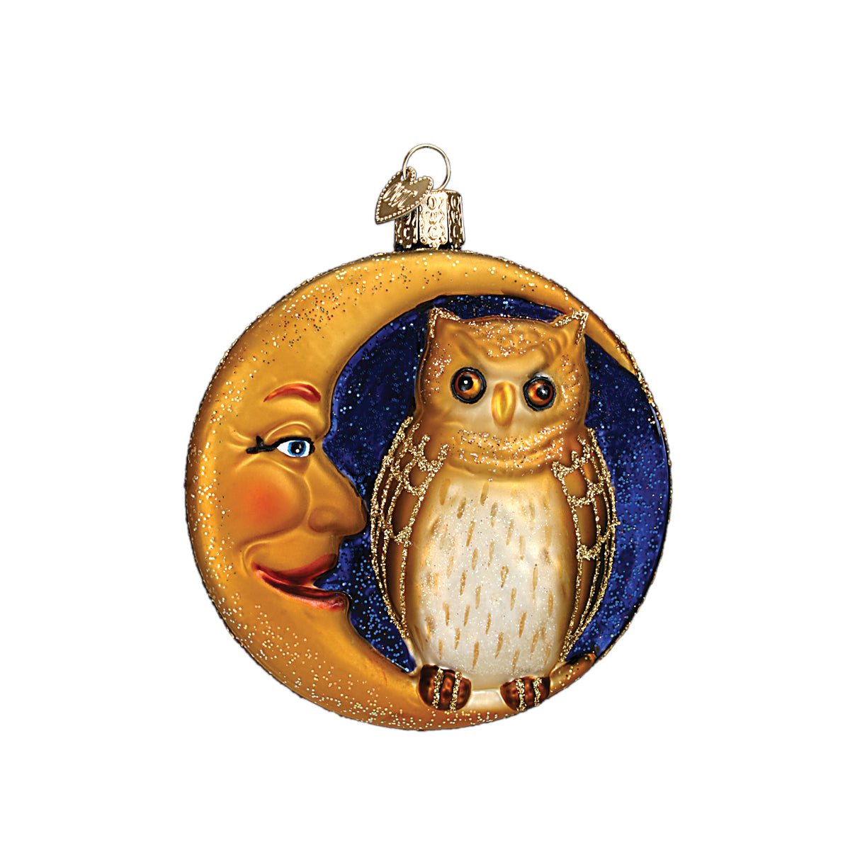 Owl In Moon Ornament - #themonogram manor #