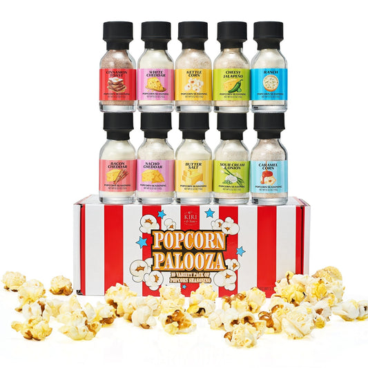 Popcorn Seasoning Sampler Kit, Giftable Food Items - themonogram manor 