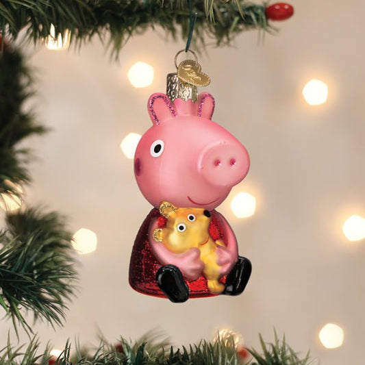 Peppa Pig With Teddy Ornament - themonogram manor 