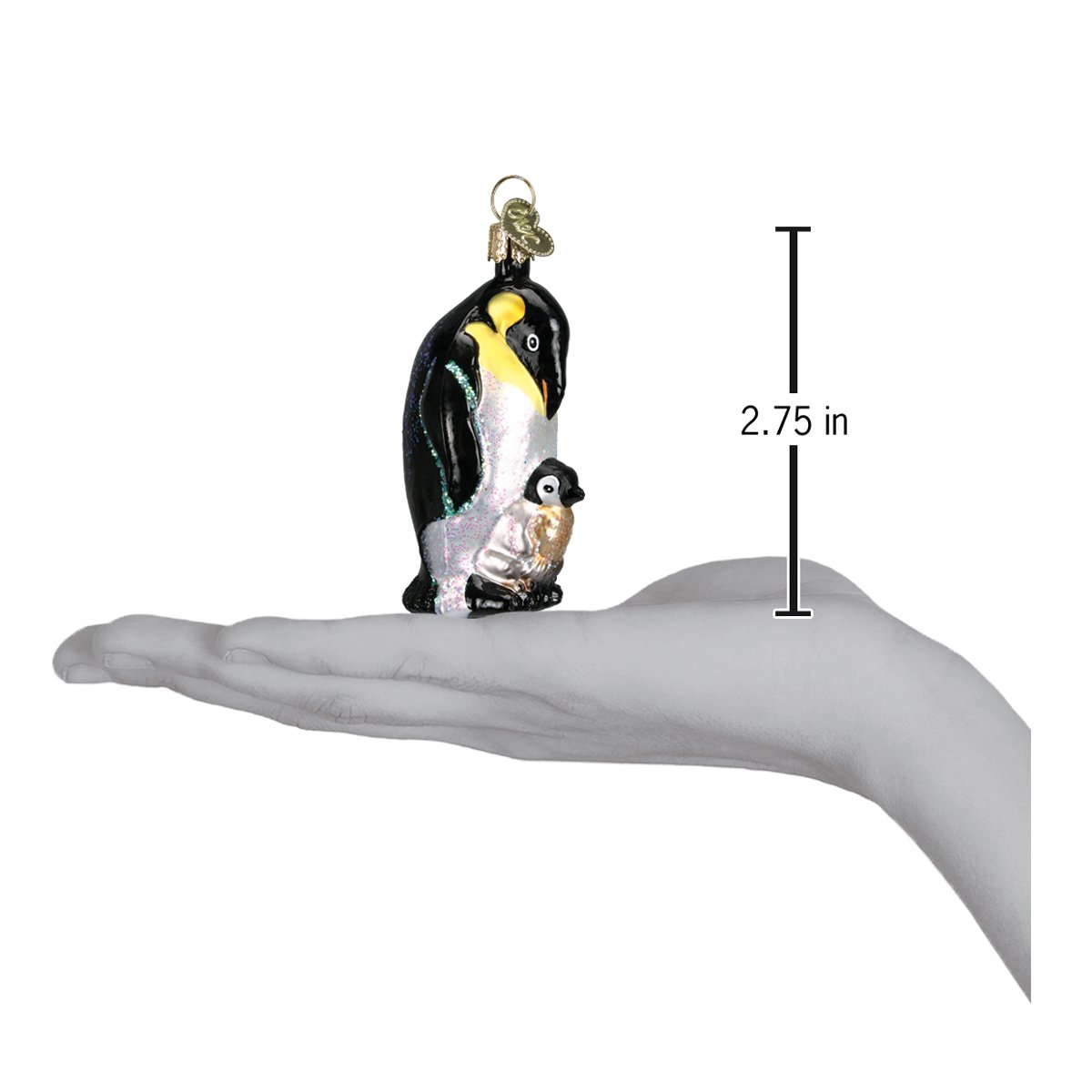 Emperor Penguin W/chick - themonogram manor 