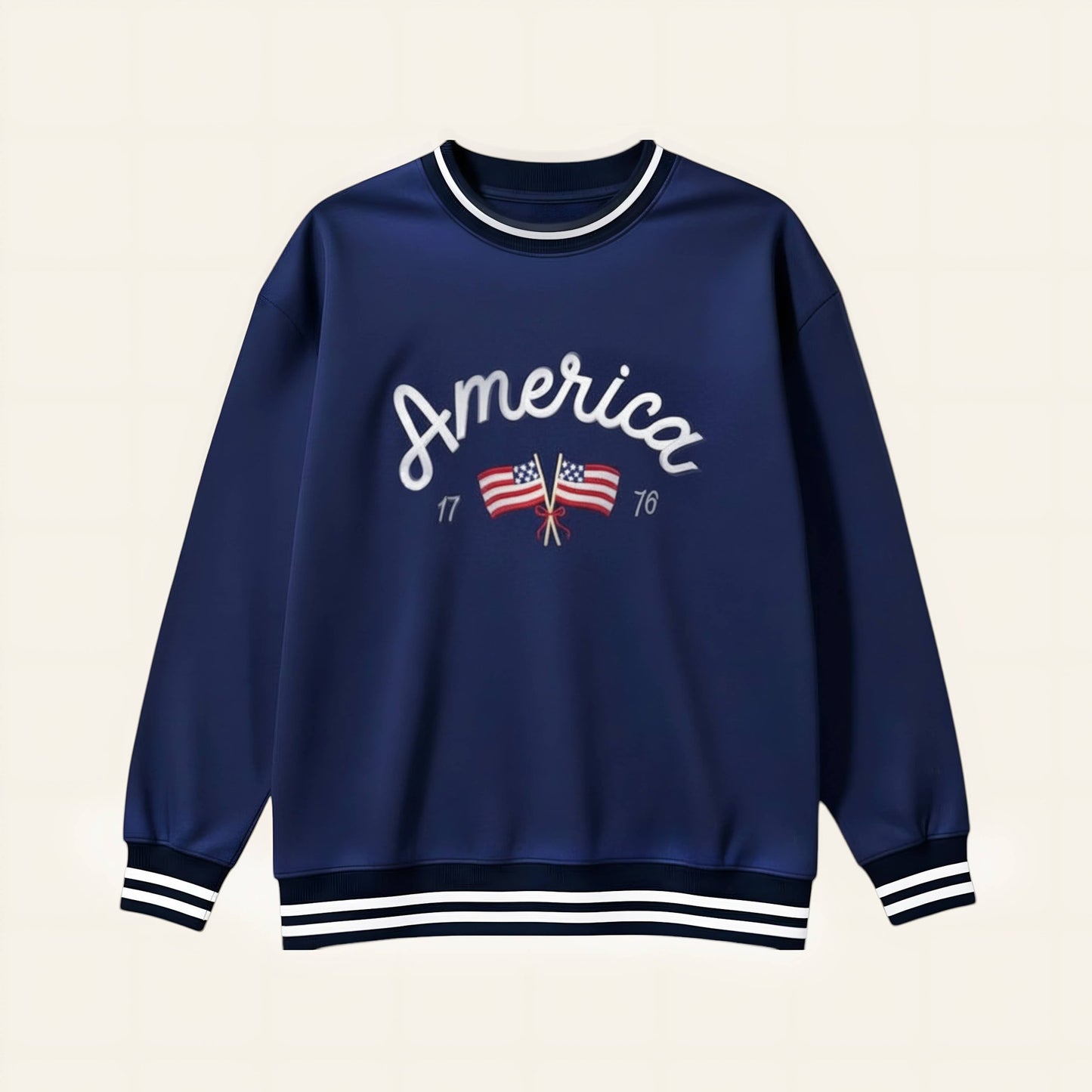 Oversized Crew–America - themonogram manor 