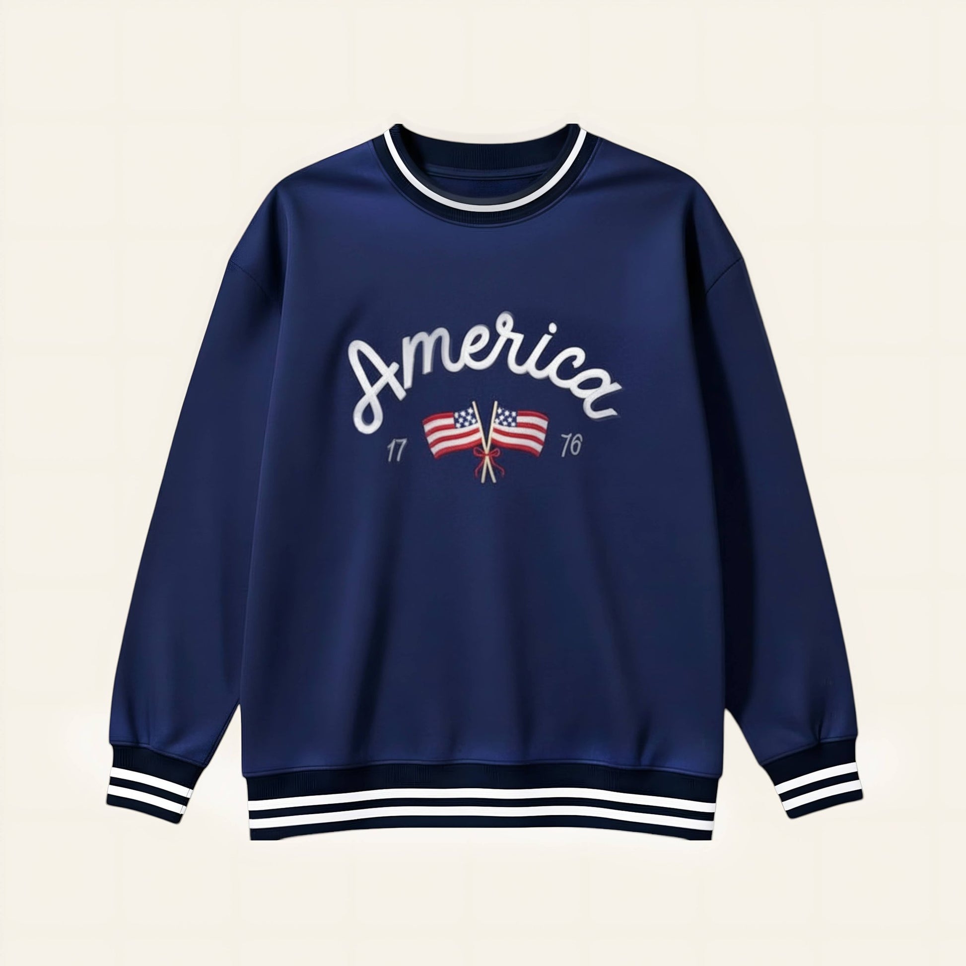 Oversized Crew–America - themonogram manor 
