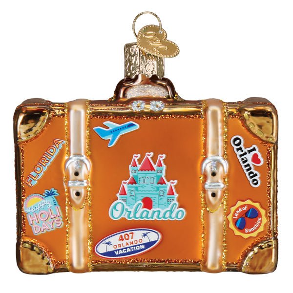 Orlando Suitcase Ornament - themonogram manor 