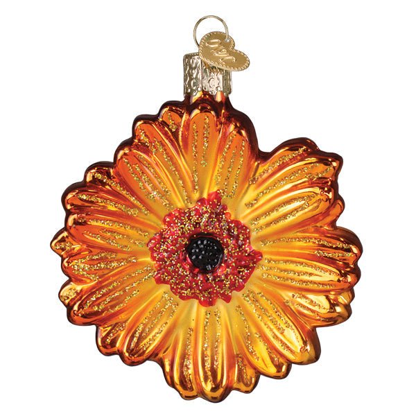 Sunset Gerbera Daisy Ornament - themonogram manor 