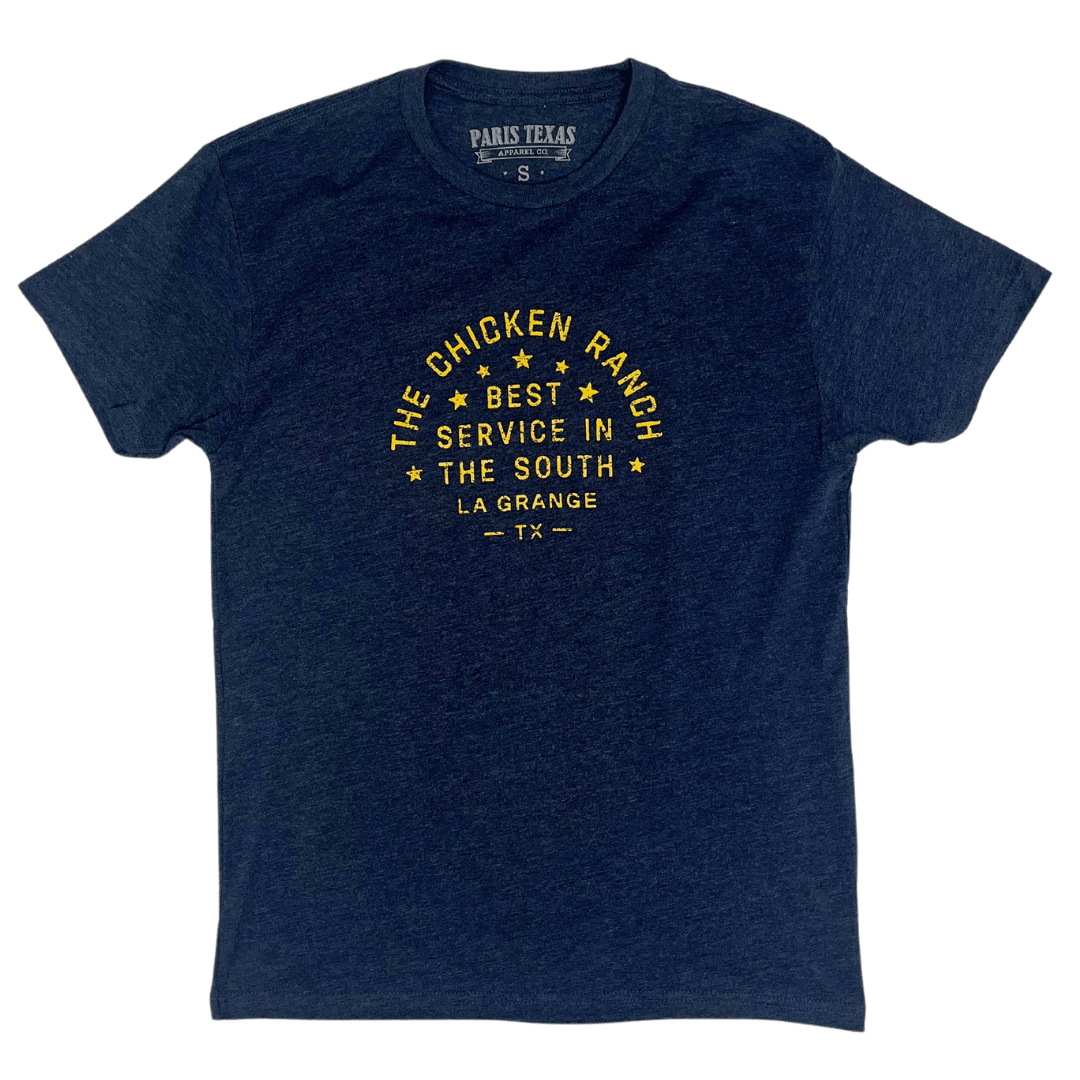 The Chicken Ranch T-Shirt - Navy - themonogram manor 