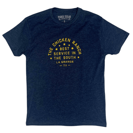 The Chicken Ranch T-Shirt - Navy - themonogram manor 