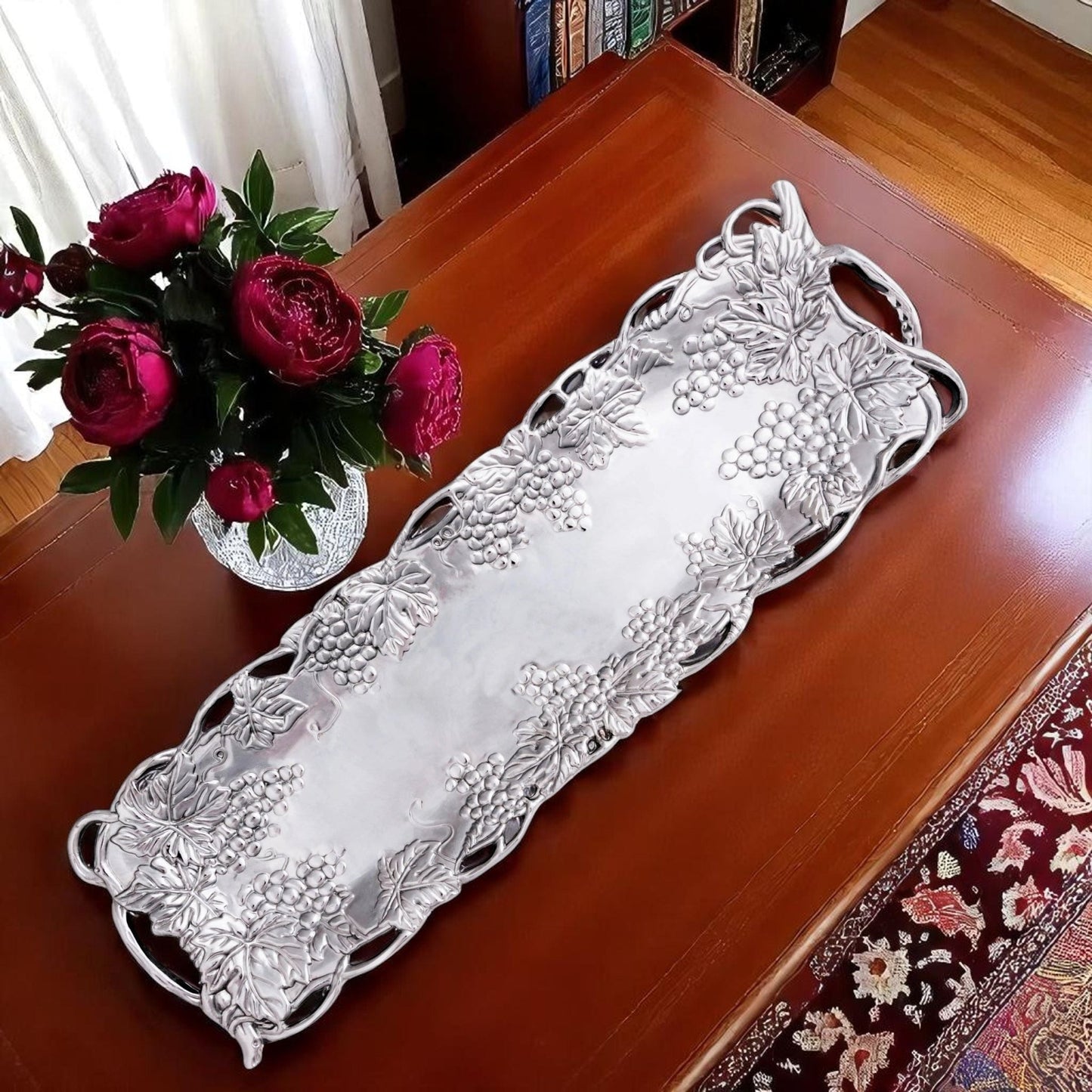 Grape Oblong Tray - themonogram manor 
