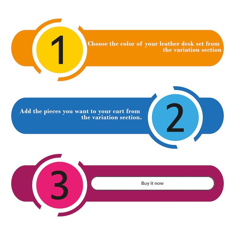 MOOG Desk Organizers And Accessories - Fully Customizable - 10 PCS - themonogram manor 