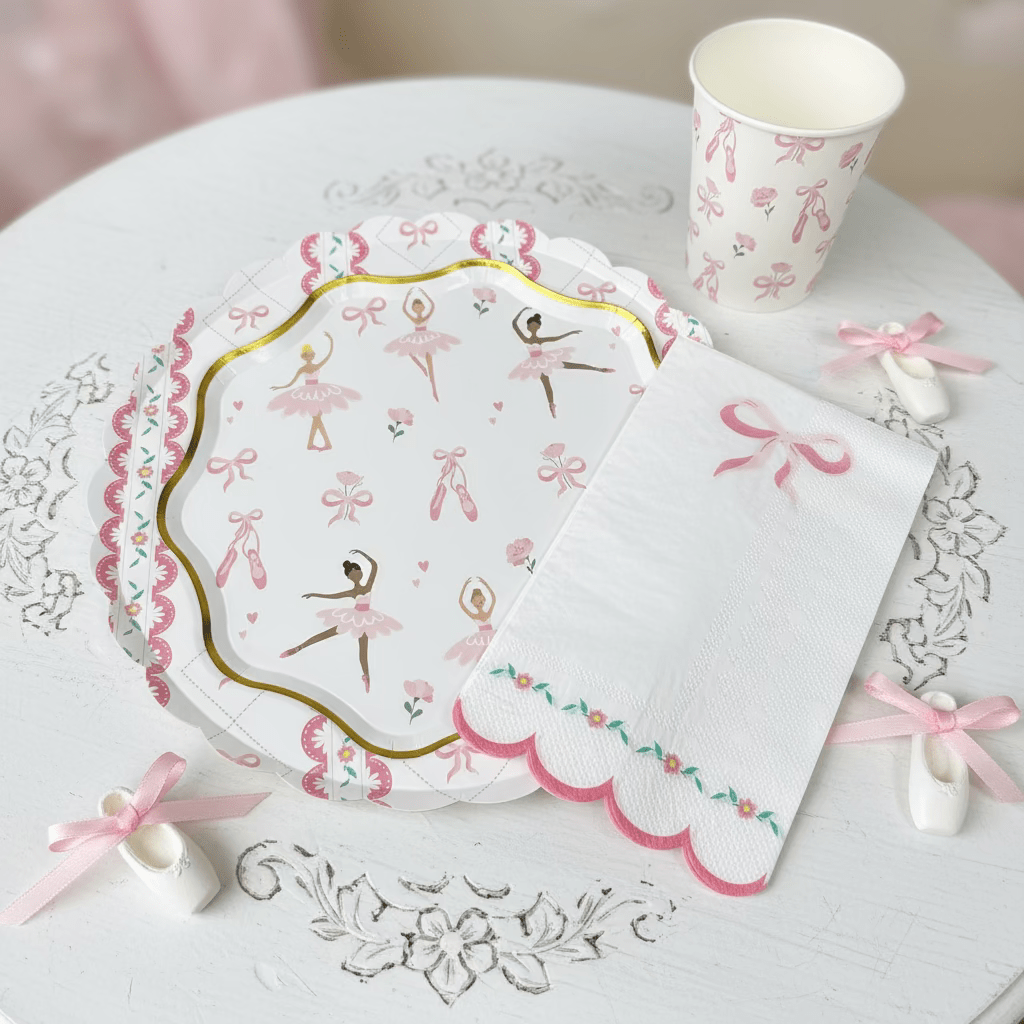 Ballerina Dessert Plates 8" (Set of 8) - themonogram manor 