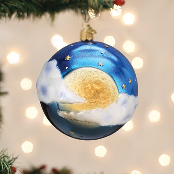 Moonglow Round Ornament - #themonogram manor #