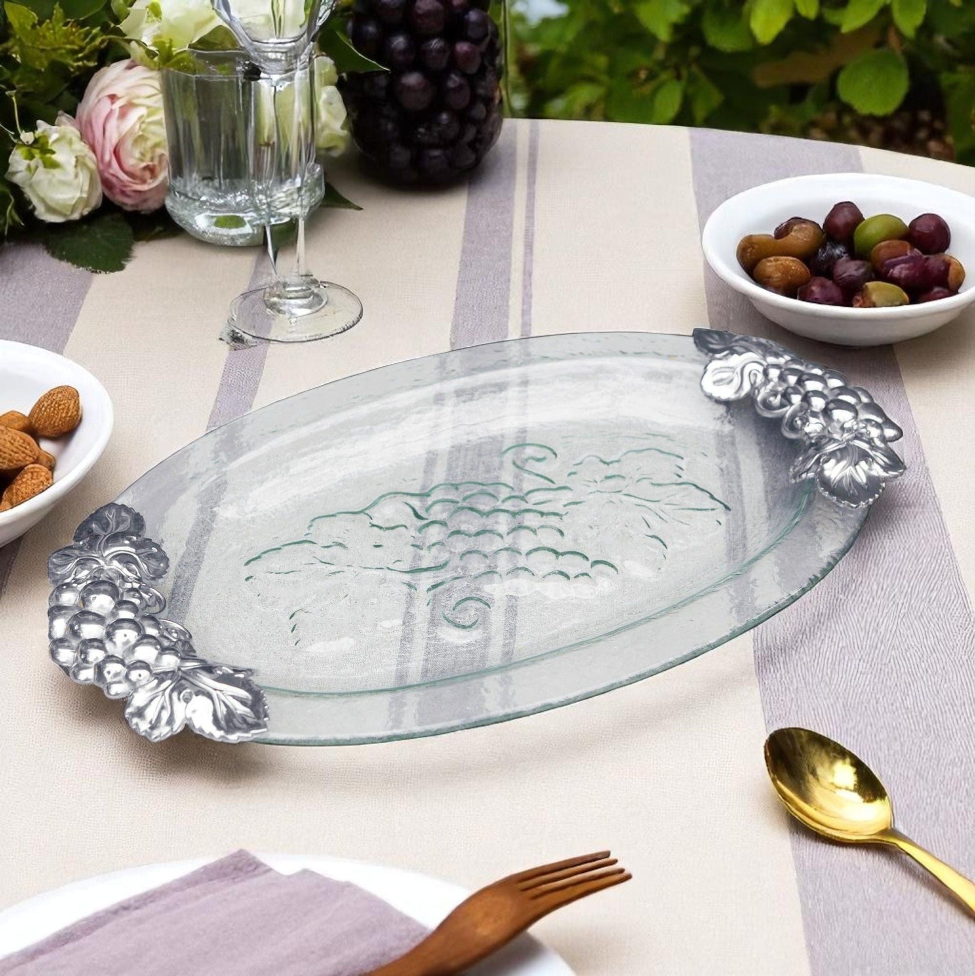 Grape Glass Platter - themonogram manor 