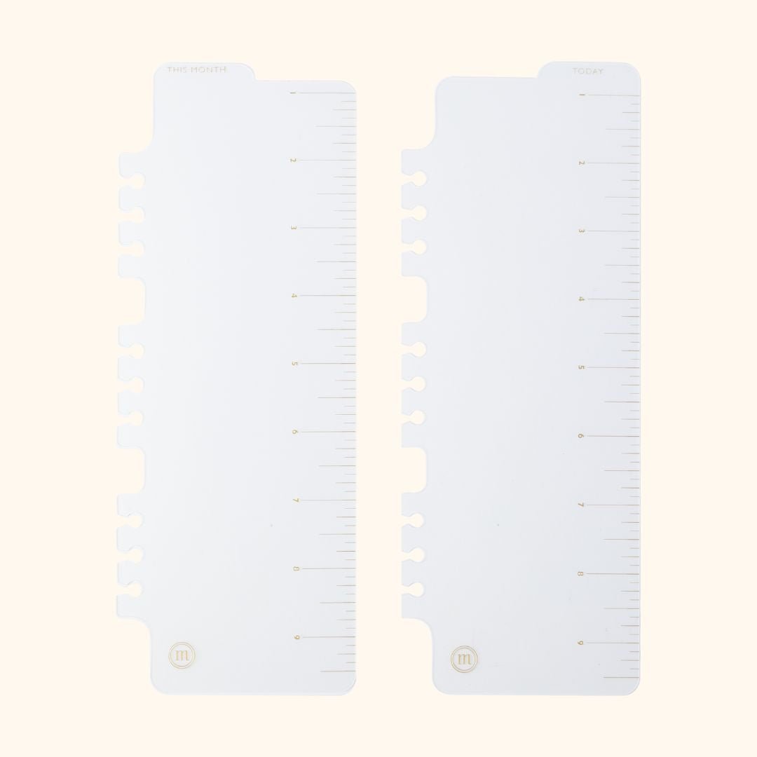 Snap - In Bookmarks for Spiral Planners (2 Pack) - themonogram manor 