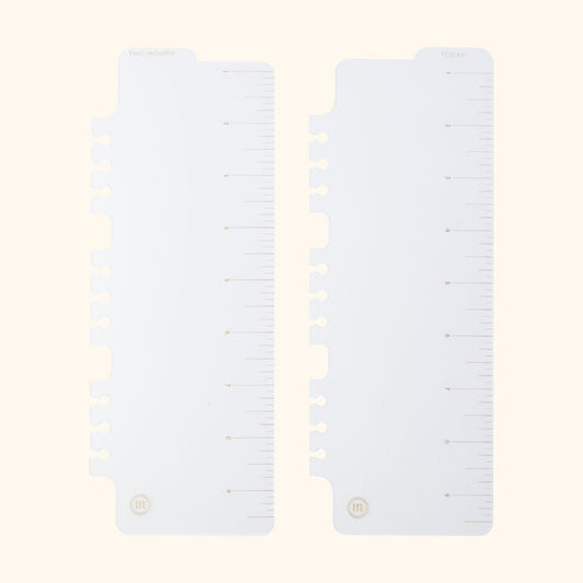 Snap - In Bookmarks for Spiral Planners (2 Pack) - themonogram manor 