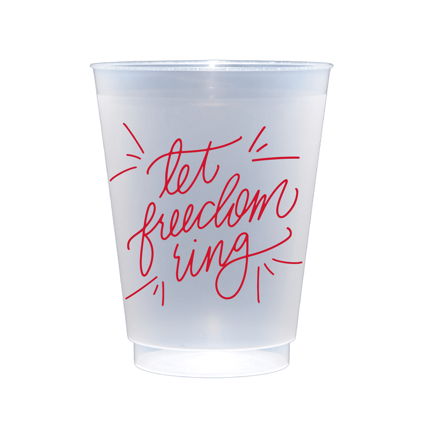 Let Freedom Ring Party Cups - themonogram manor 