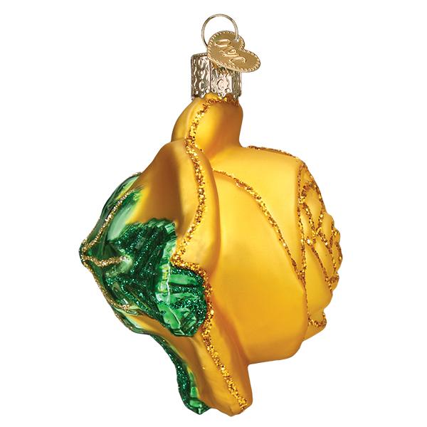 Yellow Rose Ornament - themonogram manor 