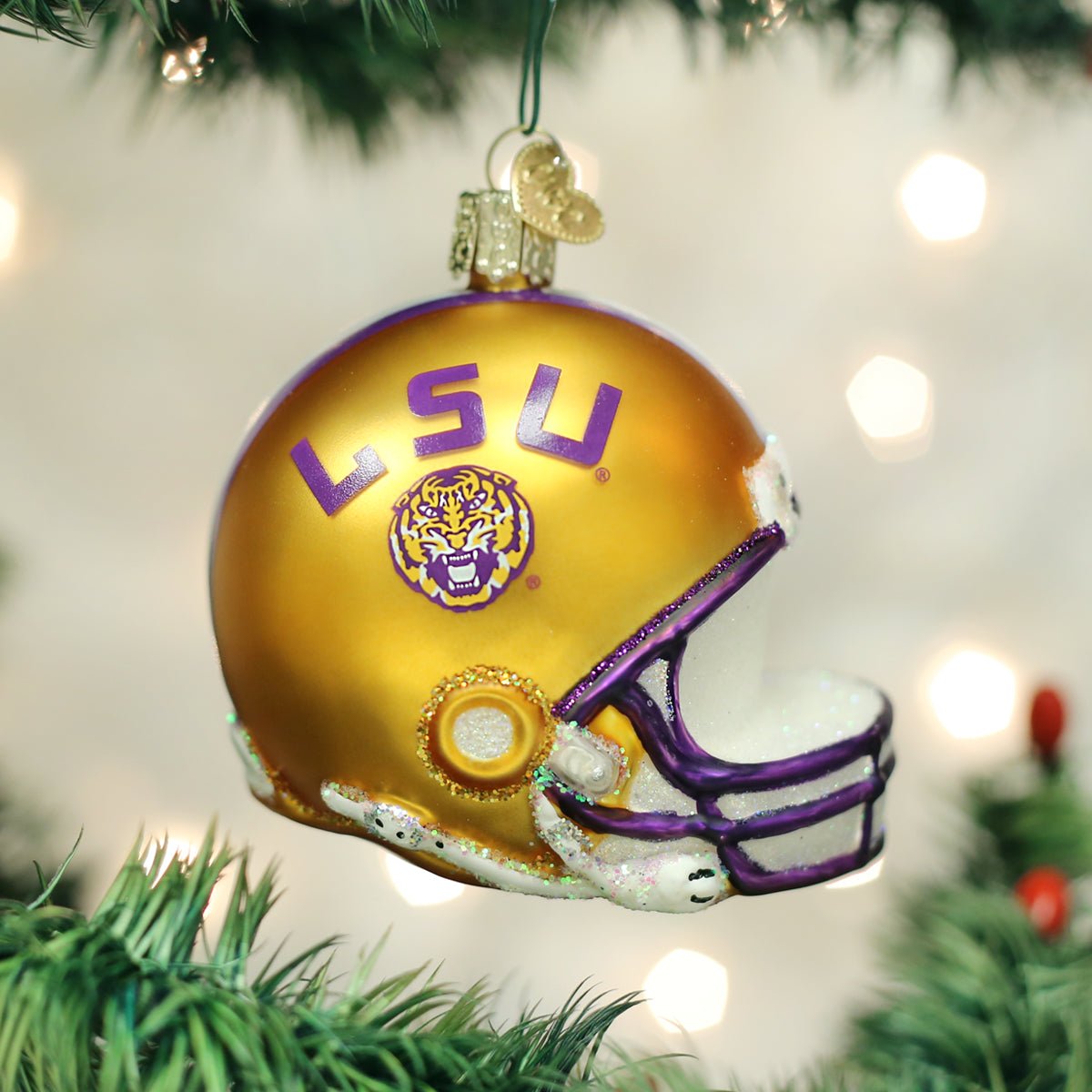 LSU Helmet Ornament - #themonogram manor #