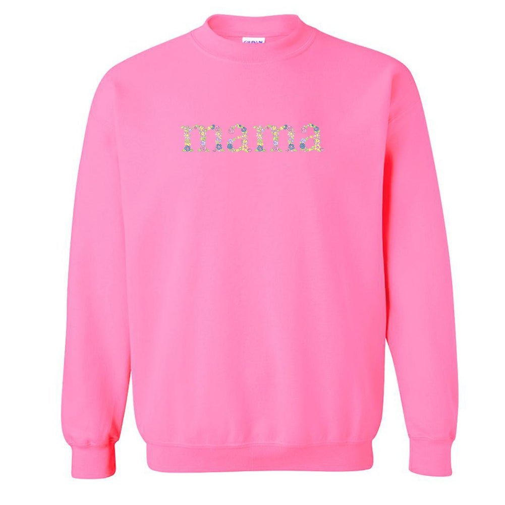 'Floral Mama' Crewneck Sweatshirt - themonogram manor 