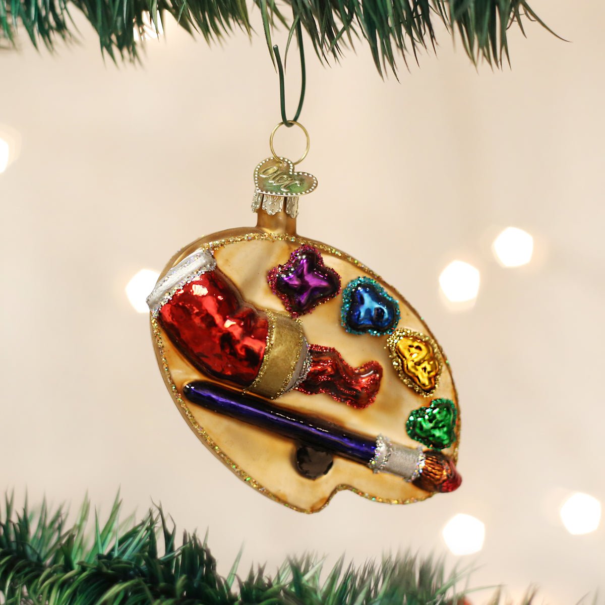 Artist's Palette Ornament - #themonogram manor #