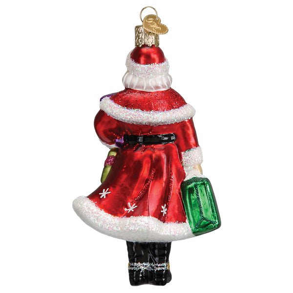Mrs. Claus Goes Shopping Ornament - themonogram manor 