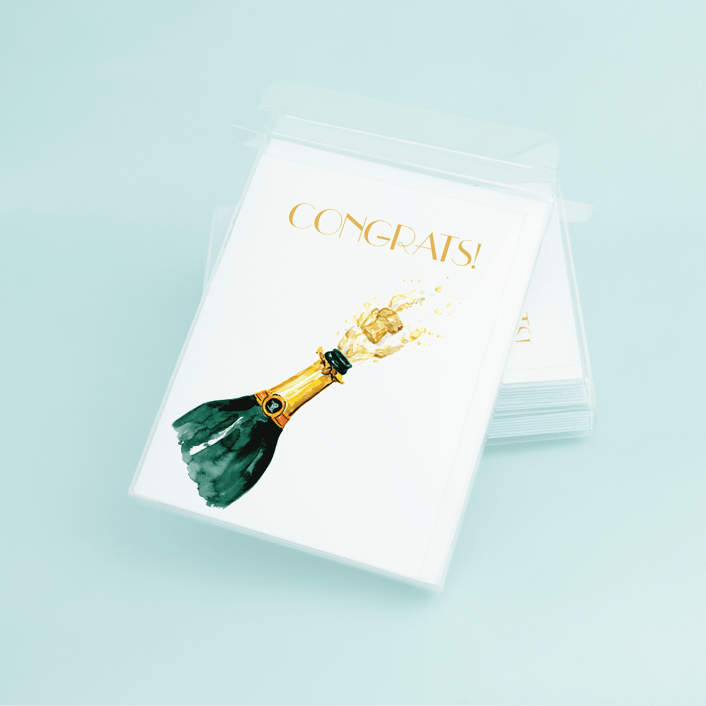 Champagne POP "Congrats" - themonogram manor 