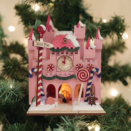 Santa's Magic Castle Ornament - themonogram manor 