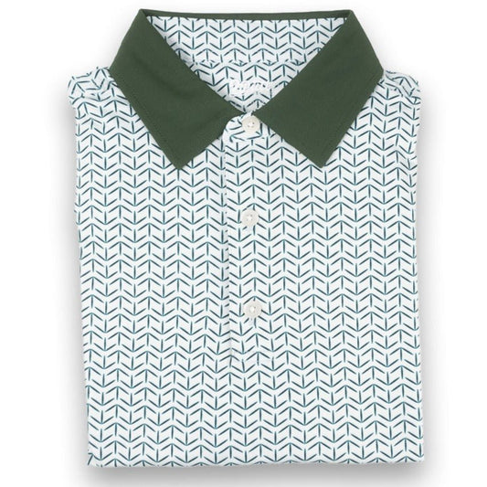Mystic Green Men's Polo - themonogram manor 