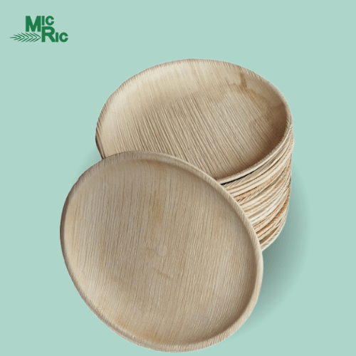 Palm leaf 6 Inch Round Plate (600 Pack) - themonogram manor 