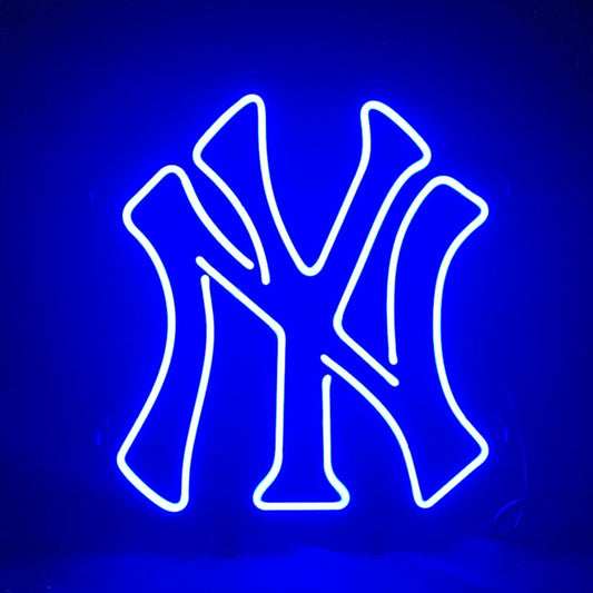 NY New York Yankees Baseball Neon Signs - themonogram manor 